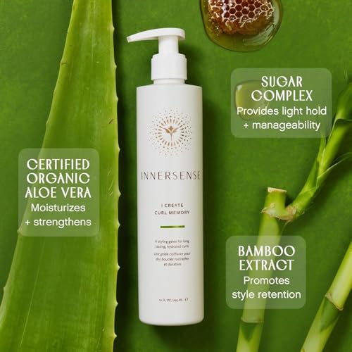 INNERSENSE - Curl Enhance Duo with I Create Curl Memory (10 oz) + I Create Lift (2.37 oz) | Shape, Define, Enhance Strands | For Women & Men, Non-Toxic, Cruelty-Free, Clean Haircare