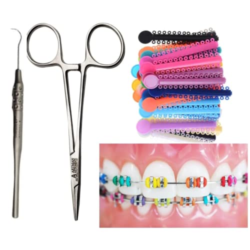 Artman Instruments DIY Dental Braces Color Changing Kit with 1040 Ties