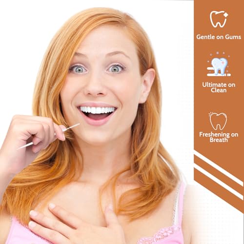 Ptwola 200Pcs Dental Floss Picks with Toothpicks and Interdental Brushes – Portable Oral Care Set
