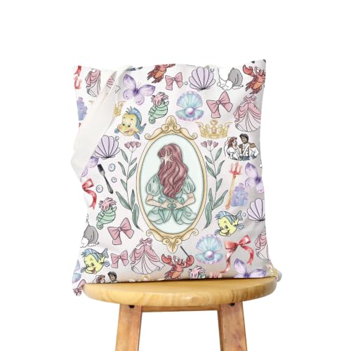 Ari Princess Mermaid Canvas Messenger Bag for Princess & Lover Gift