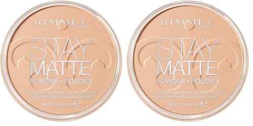 Rimmel London Stay Matte 004 Sandstorm Pressed Powder - High Coverage Shine Control