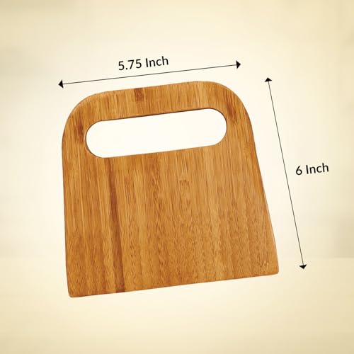 Mrs. Anderson's Bamboo Dough Scraper - 5.91" x 5.63"