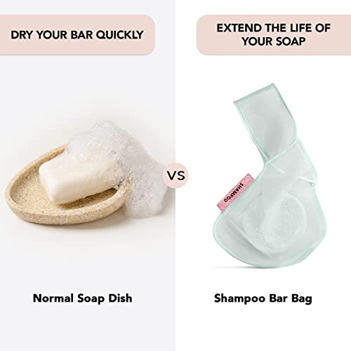 Kitsch Shea Butter Solid Body Wash & Travel Soap Bag Bundle
