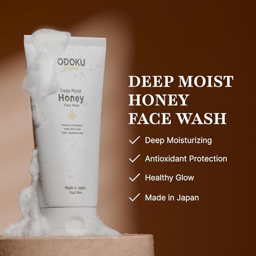 Deep Moist Honey Face Wash - 10g Travel Size for Hydrating Skincare