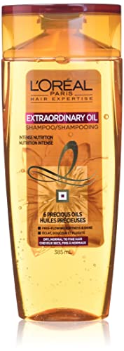 L’Oréal Paris Extraordinary Oil Shampoo 12.6 oz – Lotus, Chamomile, Rose & Flower Oils