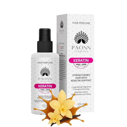 PAONN Keratin Hair Perfume Mist – UVA/UVB Protection & Shine Spray (100ml)