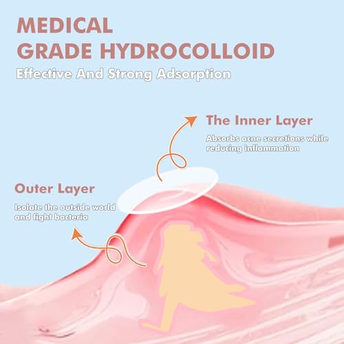 Hydrocolloid Pimple Patches - 304pcs Star-Shaped Acne Treatment