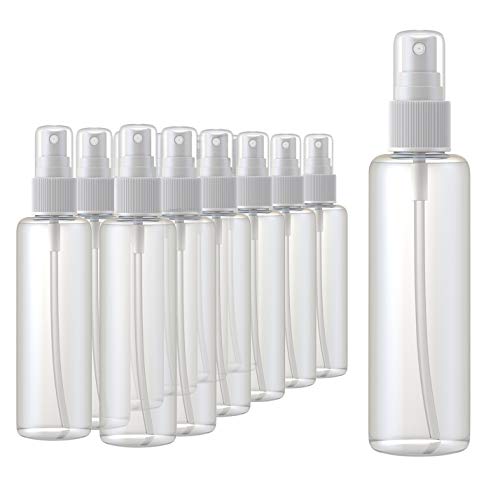 Mountain West 8 oz Mist Spray Bottle Pack of 12 Refillable Travel Containers