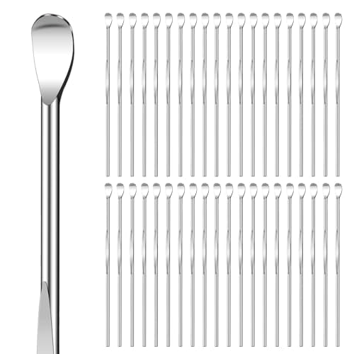 40pcs Stainless Steel Ear Wax Removal Tool Set - Ergonomic Ear Spoons