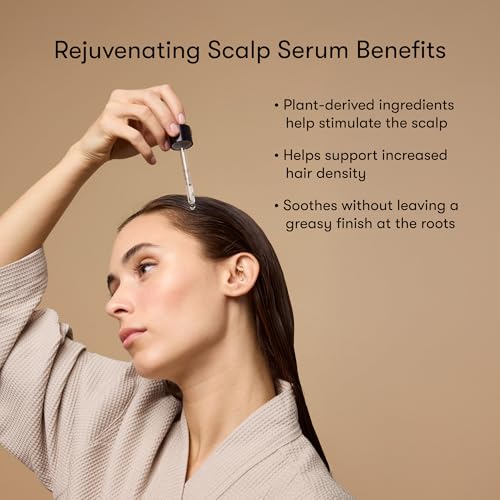 Odele Rejuvenating Scalp Serum - Vegan Rosemary & Vitamin E, 2 fl oz