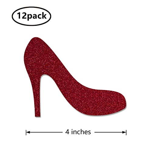 High Heel Cut-Outs - 12-Pack Wedding Party Decorations