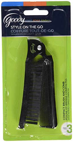 Goody Compact Hair Brush and Comb Combo for All Hair Types