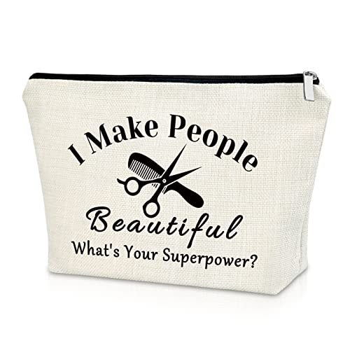 Sazuwu Hairdresser Makeup Bag Gift for Women - Salon Cosmetic Travel Pouch - Variation 548_NO1