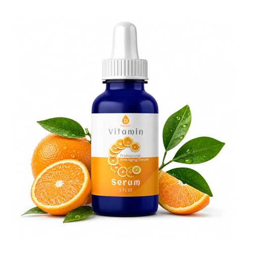 Pursonic Vitamin C Serum 20% - Organic Anti-Aging Face & Eye Treatment