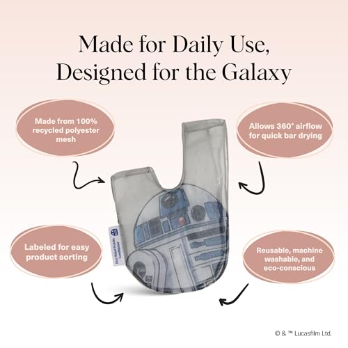 Kitsch Star Wars R2-D2 Soap Saver Bag – Eco-Friendly Mesh Holder