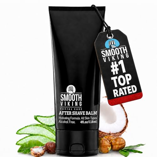 Men's After Shave Balm with Aloe & Shea Butter - Soothes & Hydrates 4oz
