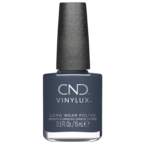 CND Vinylux Denim Patch Nail Polish - Opaque Gray Blue, 0.5 Fl Oz