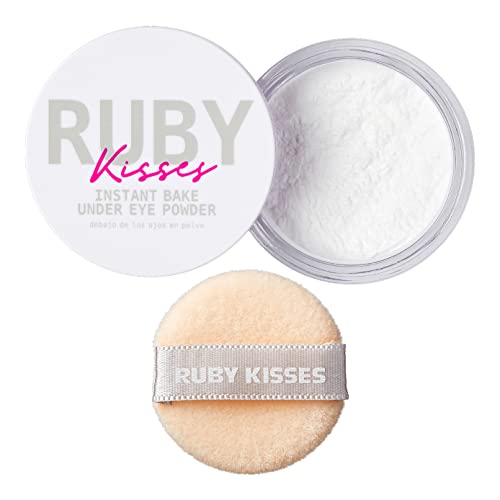 Ruby Kisses Instant Bake Undereye Powder - Vegan Brightening Formula