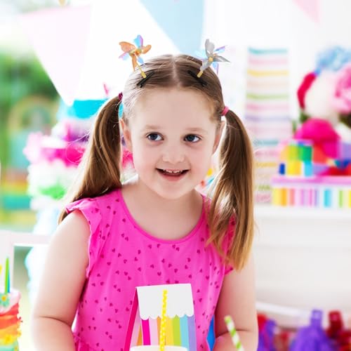 Beavorty 20 Pcs Pinwheel Hair Clips for Women & Kids