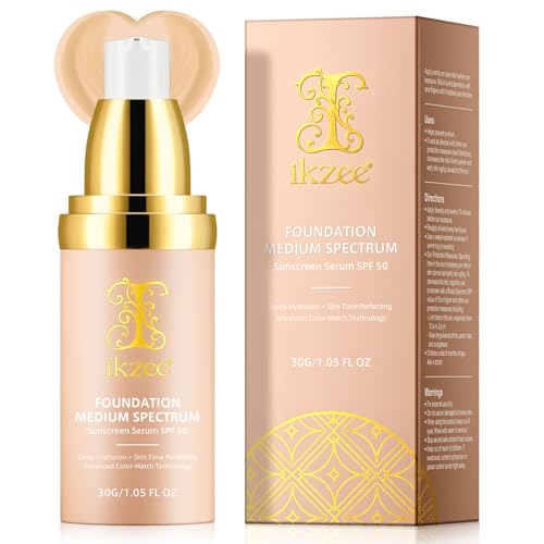 4-in-1 Waterproof Foundation with SPF 50+ | Color Changing & Longwearing