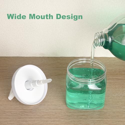 Clear Pump Bottle Dispenser Set - 4 Pack (550ml/18.6oz)