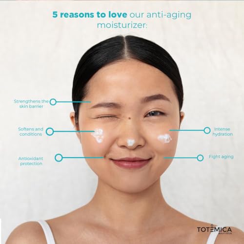 TOTEMICA Anti-Aging Face Moisturizer Gel with Niacinamide & Peptides