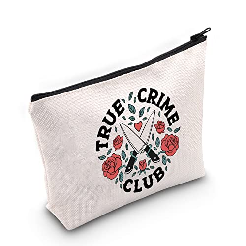True Crime Club Makeup Bag - Funny Gift for True Crime Lovers