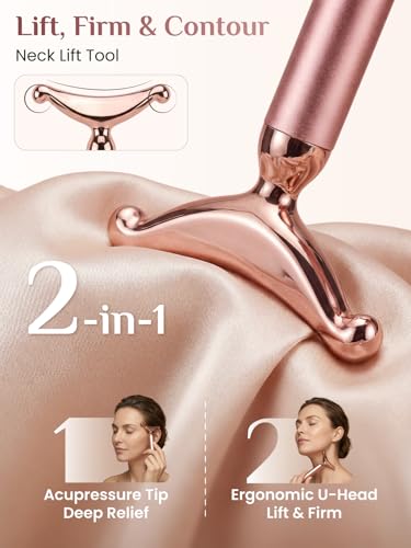 Rena Chris Gua Sha & Neck Lift Tool Set - Stainless Steel Face Massager