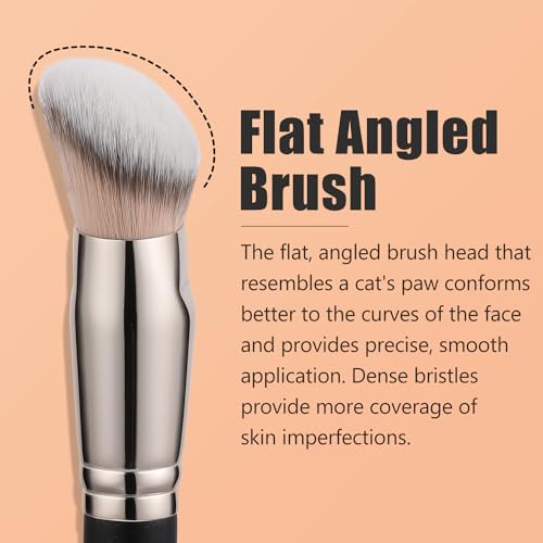 TEOYALL Large Foundation Brush for Seamless Makeup Application