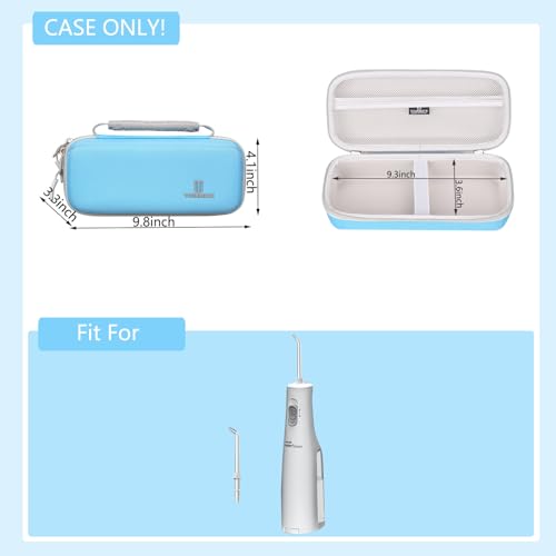 Tourmate Blue Hard Case for Waterpik Water Flosser WF-02 Travel Storage Box