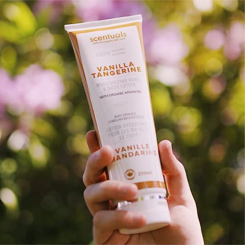 Vanilla Tangerine Hand & Body Cream with Organic Oils - 250 ml