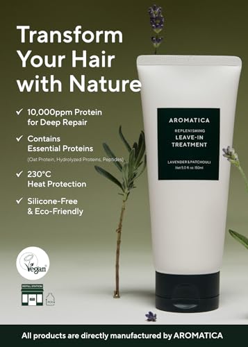 AROMATICA Lavender & Patchouli Leave-in Conditioner for Dry Hair