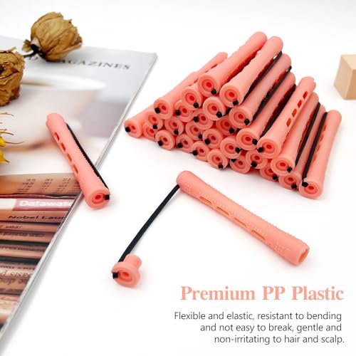 Cold Wave Perm Rods Set of 40 - Heatless Plastic Curling Rollers