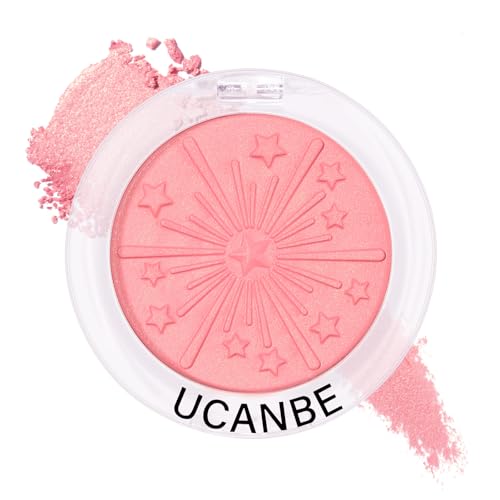 UCANBE First Sight Champagne Baked Blush for Cheeks, Seamless & Long-Lasting Glow Palette