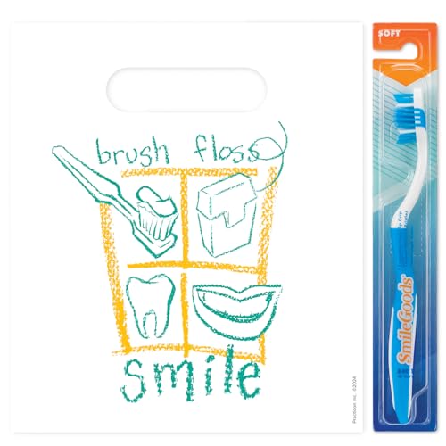 Practicon Dental Goodie Bags - 100 Pack, 7-3/4" x 9" for Patient Care