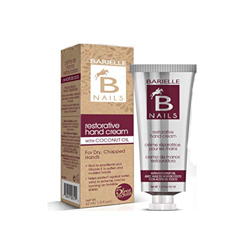 Barielle Restorative Hand Cream with Coconut Oil - Hydrating 1.45oz for Dry Skin