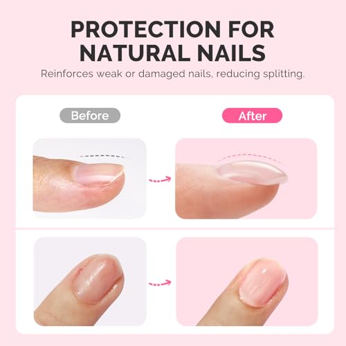 MelodySusie Builder Nail Gel - Thickening Soak Off UV Gel for Nail Art