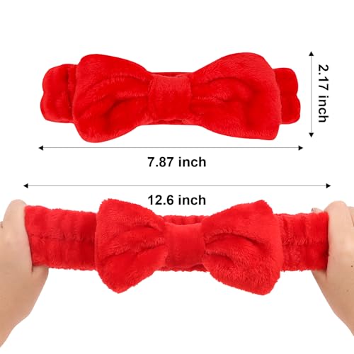 Jaciya Coral Fleece Spa Headband for Skincare & Makeup - 8 Pack