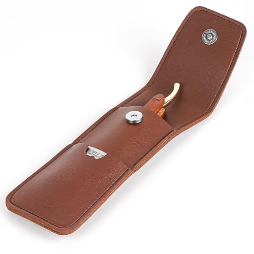 Linkidea Portable Razor Storage Case for Men’s Straight & Manual Razors