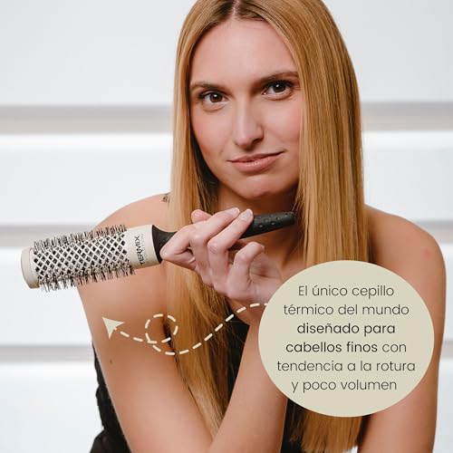 Termix Evolution Soft Hairbrush Ø 23 mm for Thin Hair - Ionized Bristles