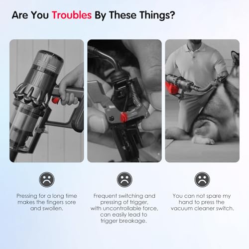 Dyson V10 V11 V15 Trigger Lock Replacement - Ergonomic Design
