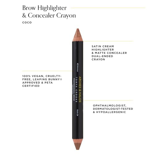Arches & Halos Brow Highlighting & Concealer Crayon Duo - Coco