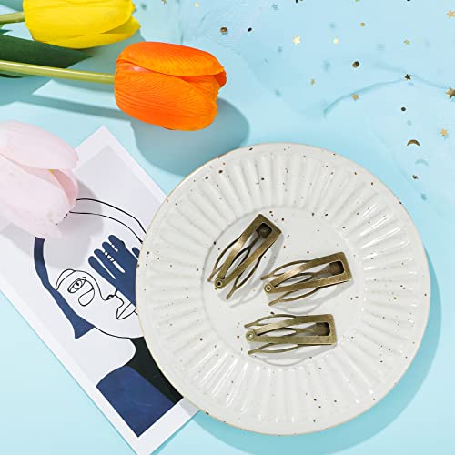 Chinco 24 Pcs Double Grip Metal Snap Hair Clips - 2 Inch