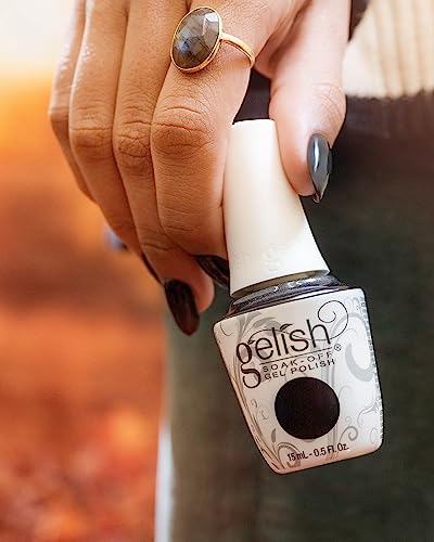 Gelish Soak-Off Gel Polish - All Good In The Woods, 15mL Black Shimmer