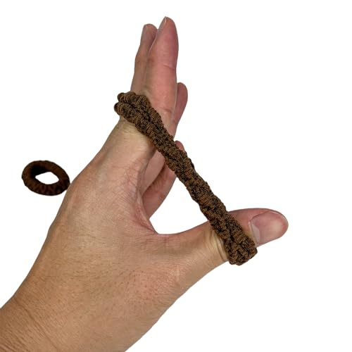 BLBM High Elastic Seamless Hair Ties - 6 Pack Brown
