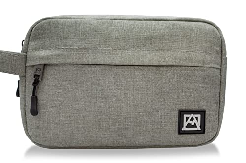 Avalanche Gray Dopp Kit Toiletry Bag - Durable Travel Organizer