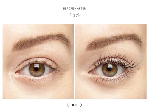 Lune+Aster Black Volumizing & Curling Mascara - Vegan, Tubular Formula