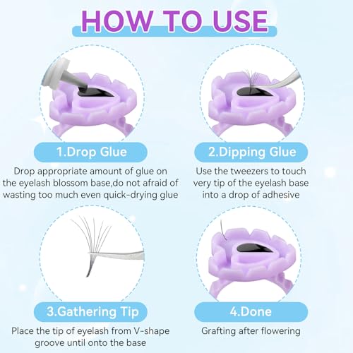 200PCS Disposable Eyelash Extension Glue Cups - Hygienic & Easy to Use
