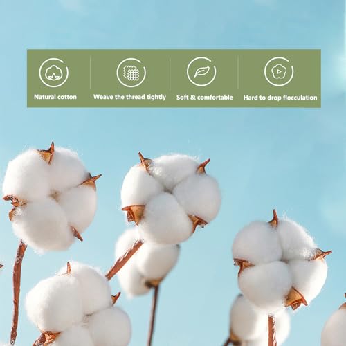 NGQIOHUA 160Pcs Baby Safety Cotton Swabs - Large Tip Double-Headed Cotton Buds with Paper Stick