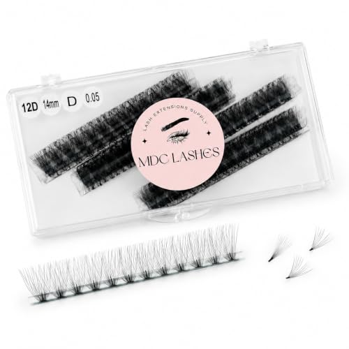 MDC LASHES 6D-0.07C Promade Lash Extensions Box of 1000 - 16mm
